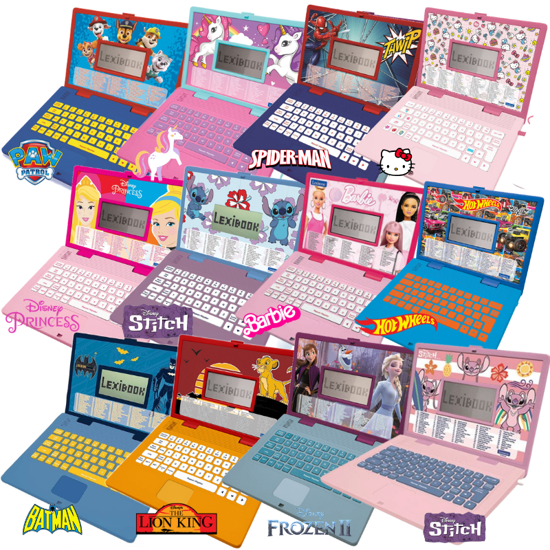 Lexibook Bilingual Educational Kids Laptop 124 Activities French